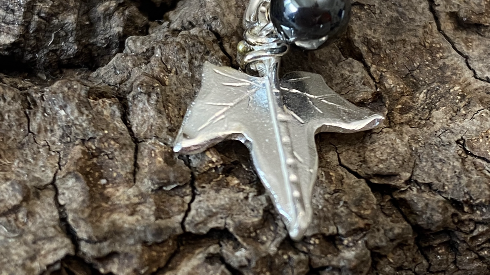  OOS Silver Ivy Leaf Pendant  Can be made to order