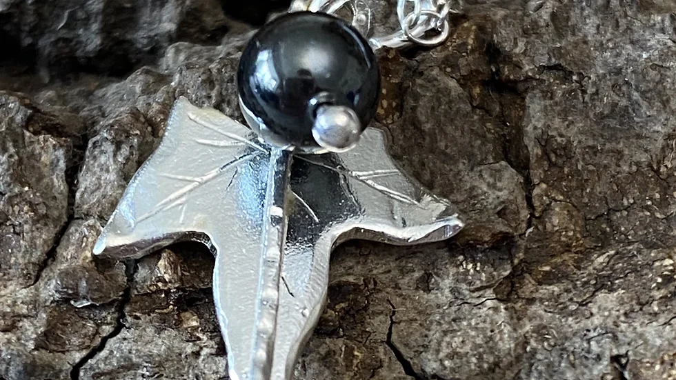  OOS Silver Ivy Leaf Pendant  Can be made to order
