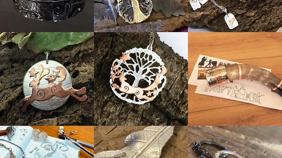 Earrings Mermaid Drop Silver Copper Earrings F&W