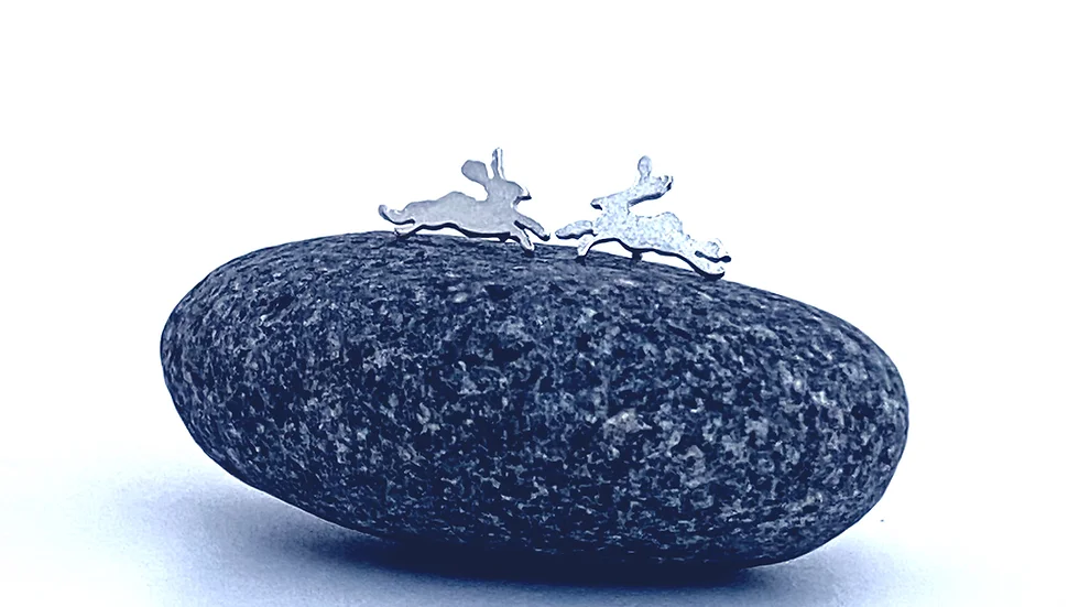 Simple Hare Earrings