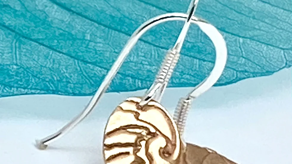 Bronze Drop Earrings choose shape.