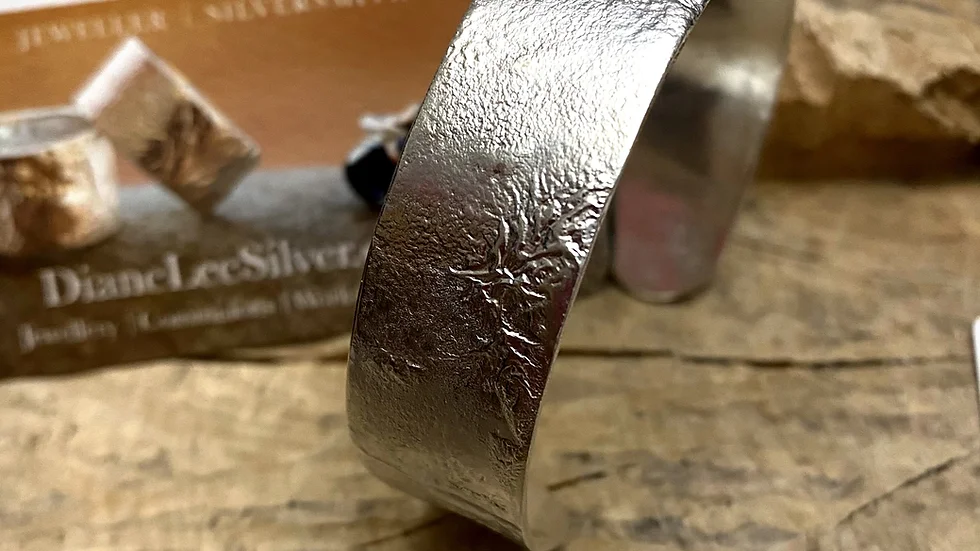 Bangle Reticulated silver