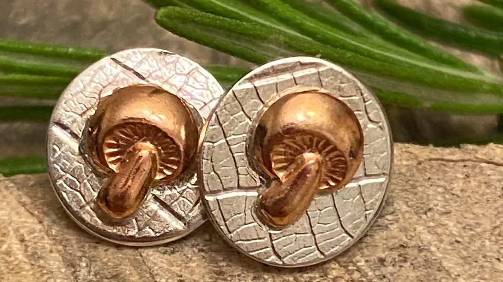 Mushroom Stud Earring