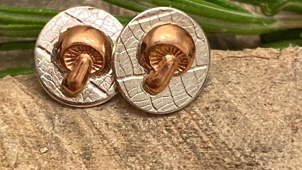 Mushroom Stud Earring