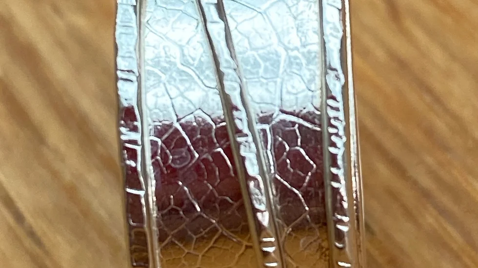 Silver Spinning Ring Size L