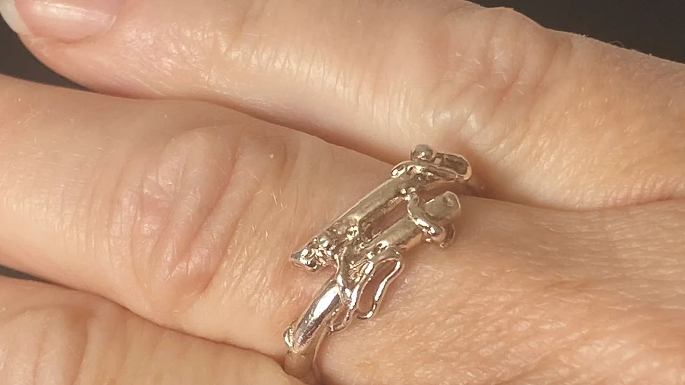 Twig Ring Silver