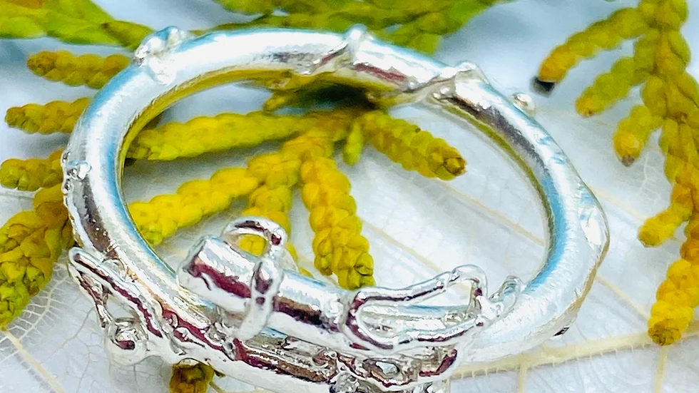 Twig Ring Silver