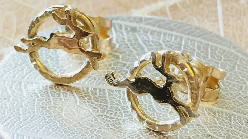 The Golden Hare Earrings ©