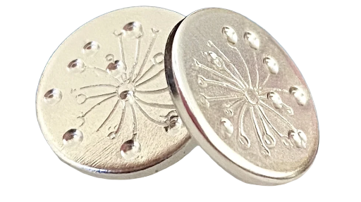 Agapanthus Stud Earrings  Silver Stud  Earrings. W&F