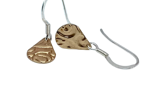 Bronze Drop Earrings choose shape.
