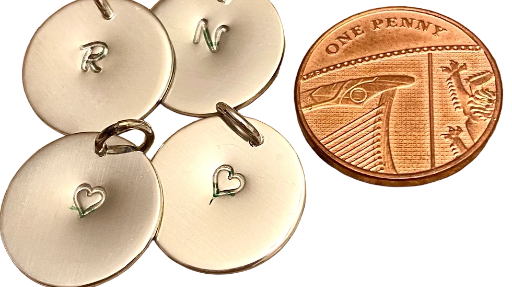 Initial Pendant Drop Pendant © (W )