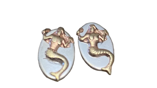 Mermaid Silver Earrings © - DianeLeeSilver F&W