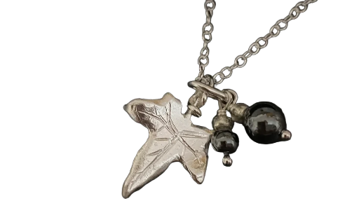  OOS Silver Ivy Leaf Pendant  Can be made to order