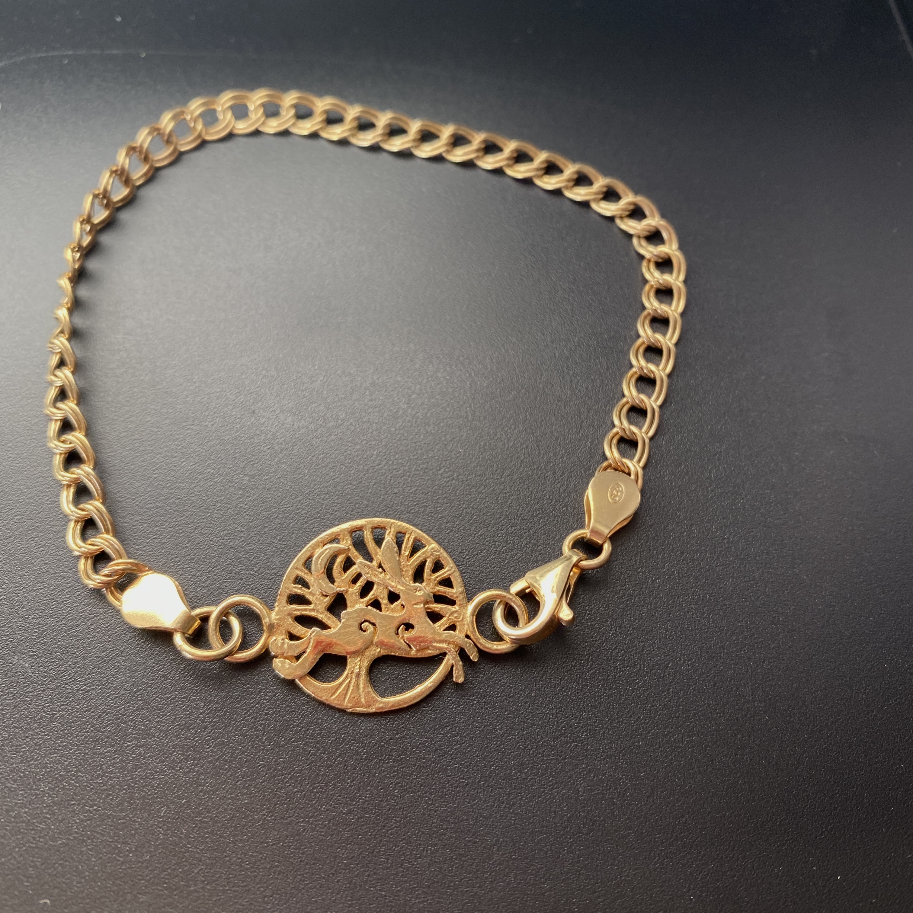 Gold Tree of Life Bracelet