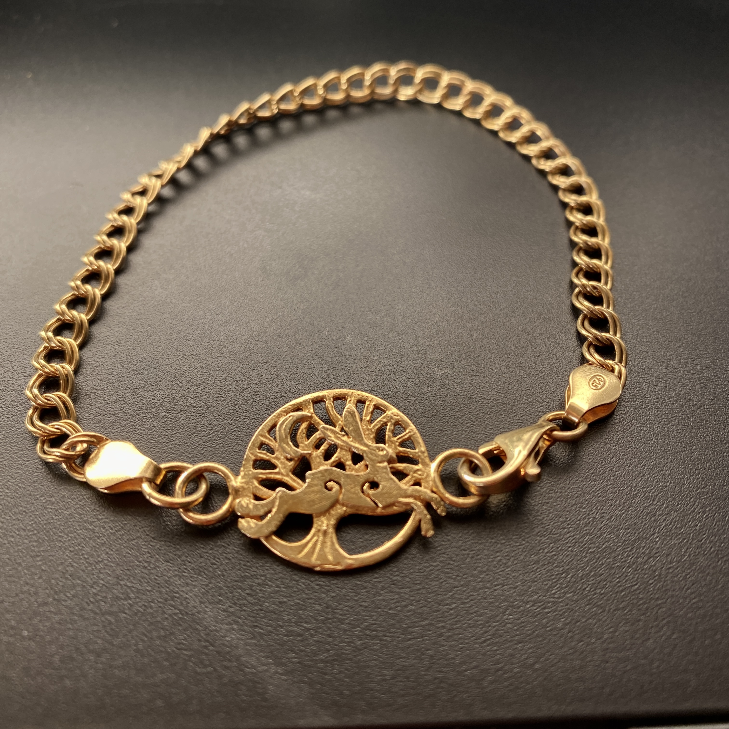 Gold Tree of Life Bracelet