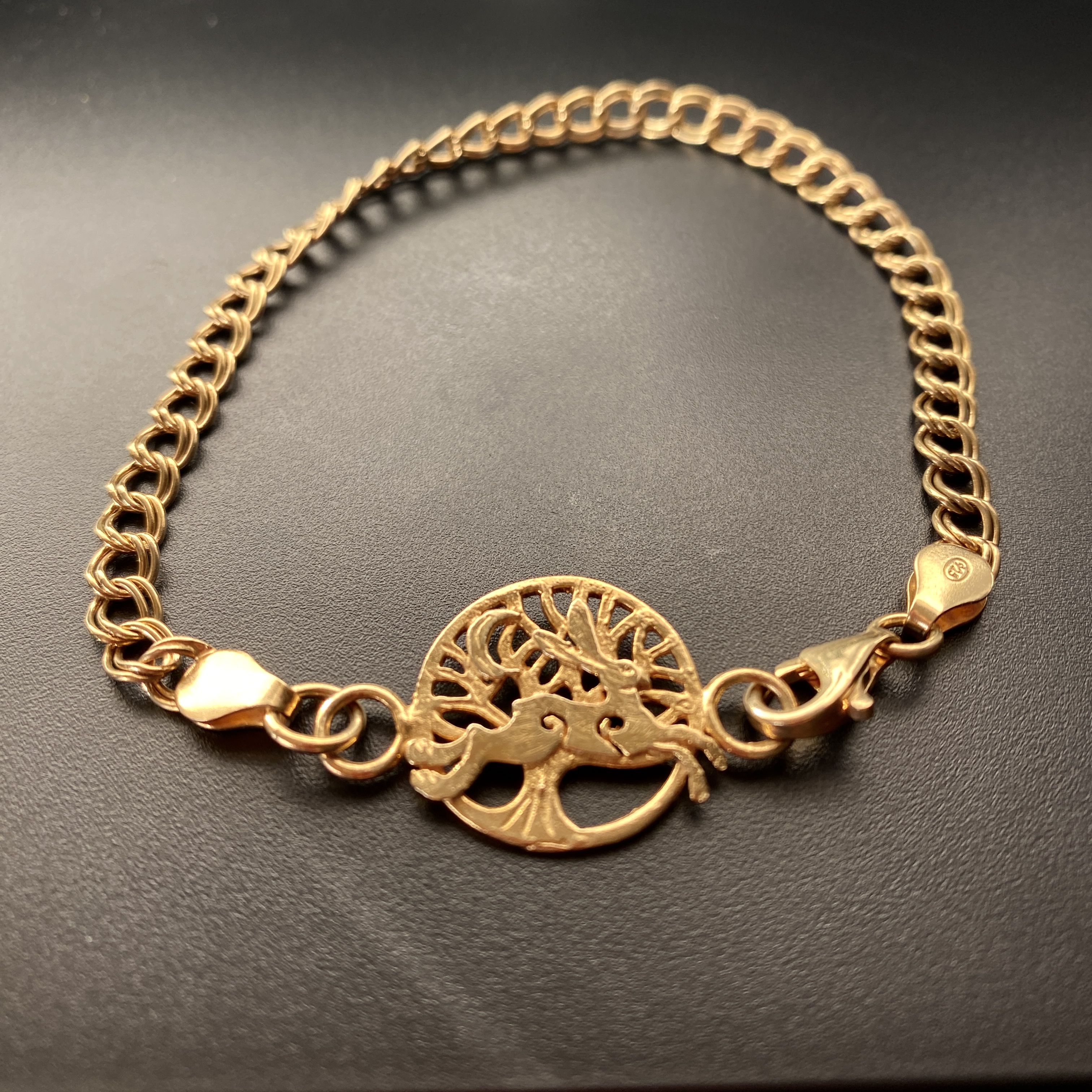 Gold Tree of Life Bracelet