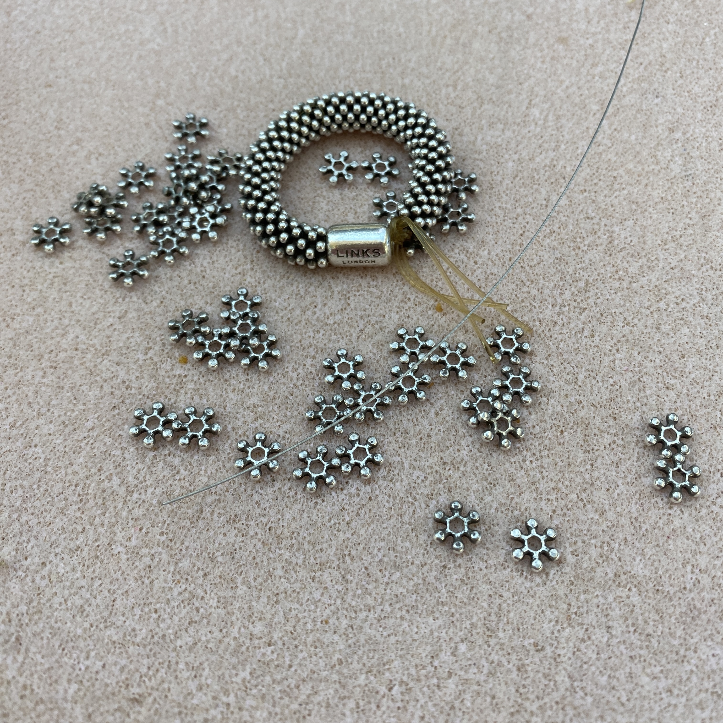 Repair service for Elastic (links of London / Sweetie type) Bracelets