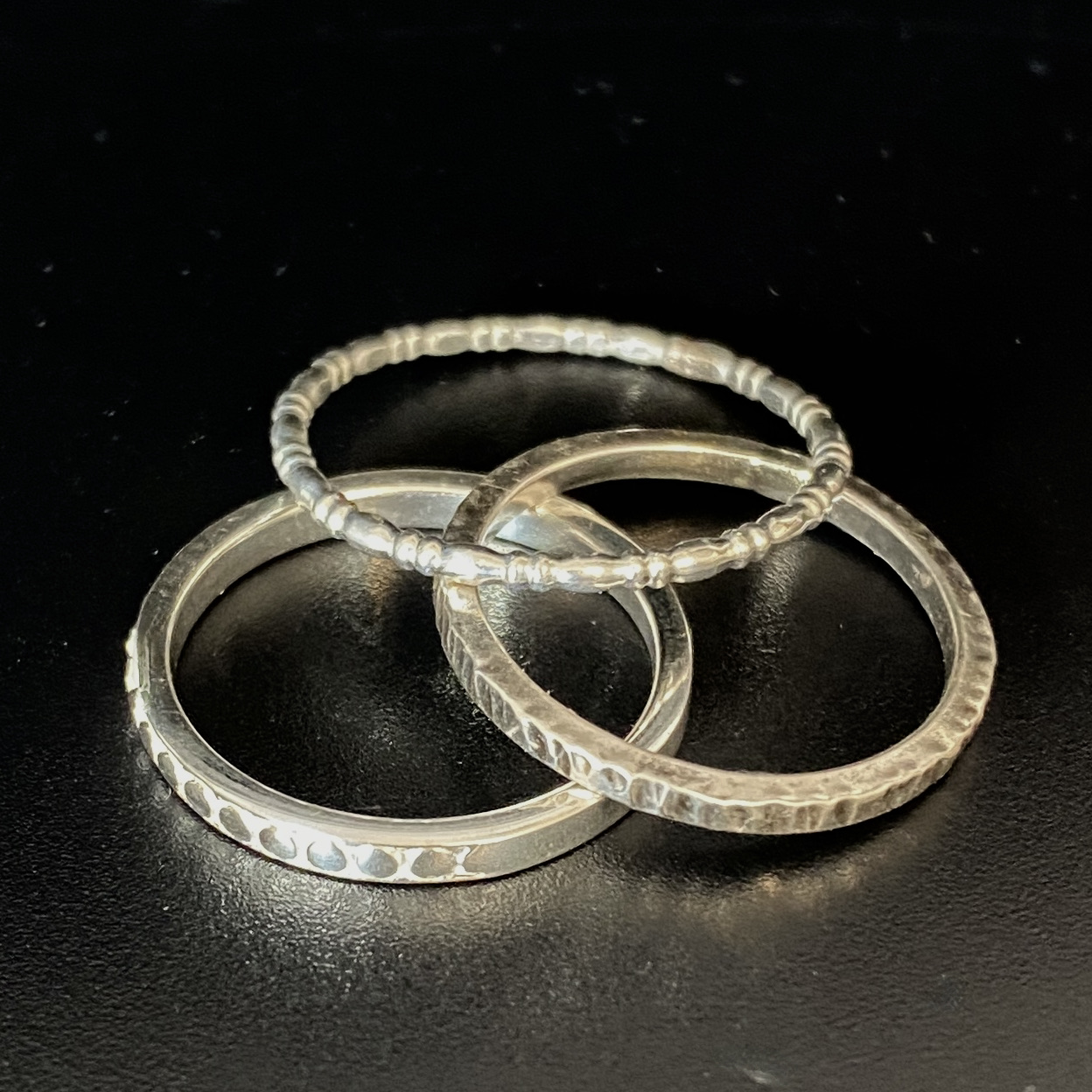 Workshop Sunday 13th July 2025 10 am - Make a Set Of Stacking Rings £65