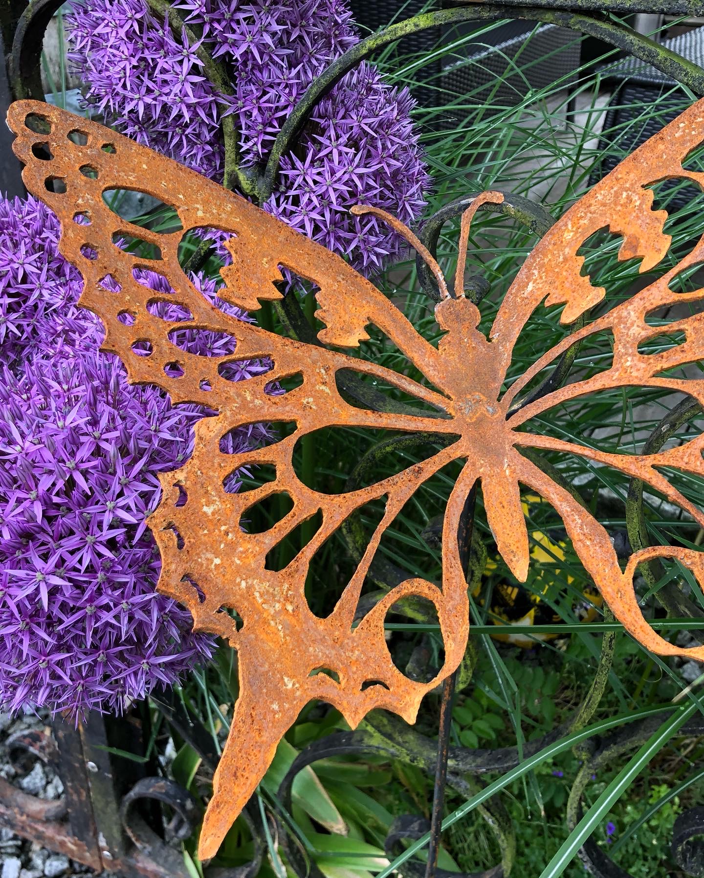 Gartenstecker Schmetterling