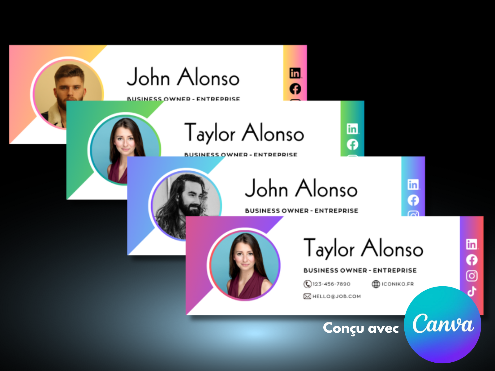 Modèle Signature Mail - GRADIENT