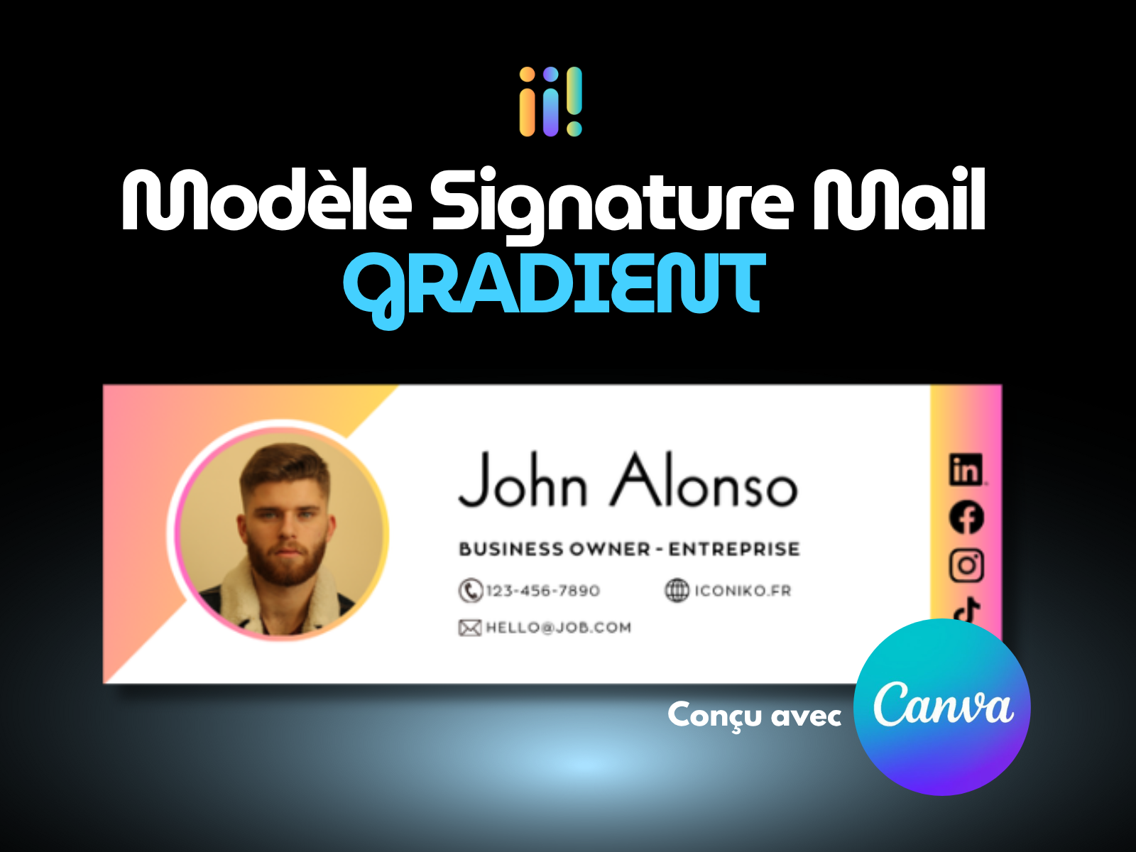 Modèle Signature Mail - GRADIENT