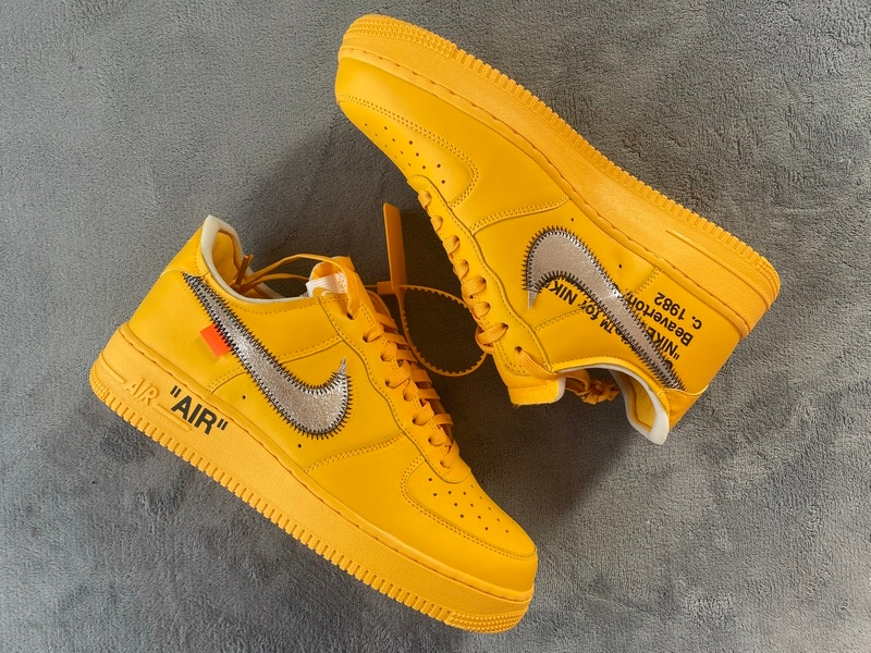 Off-White AF1 University Gold
