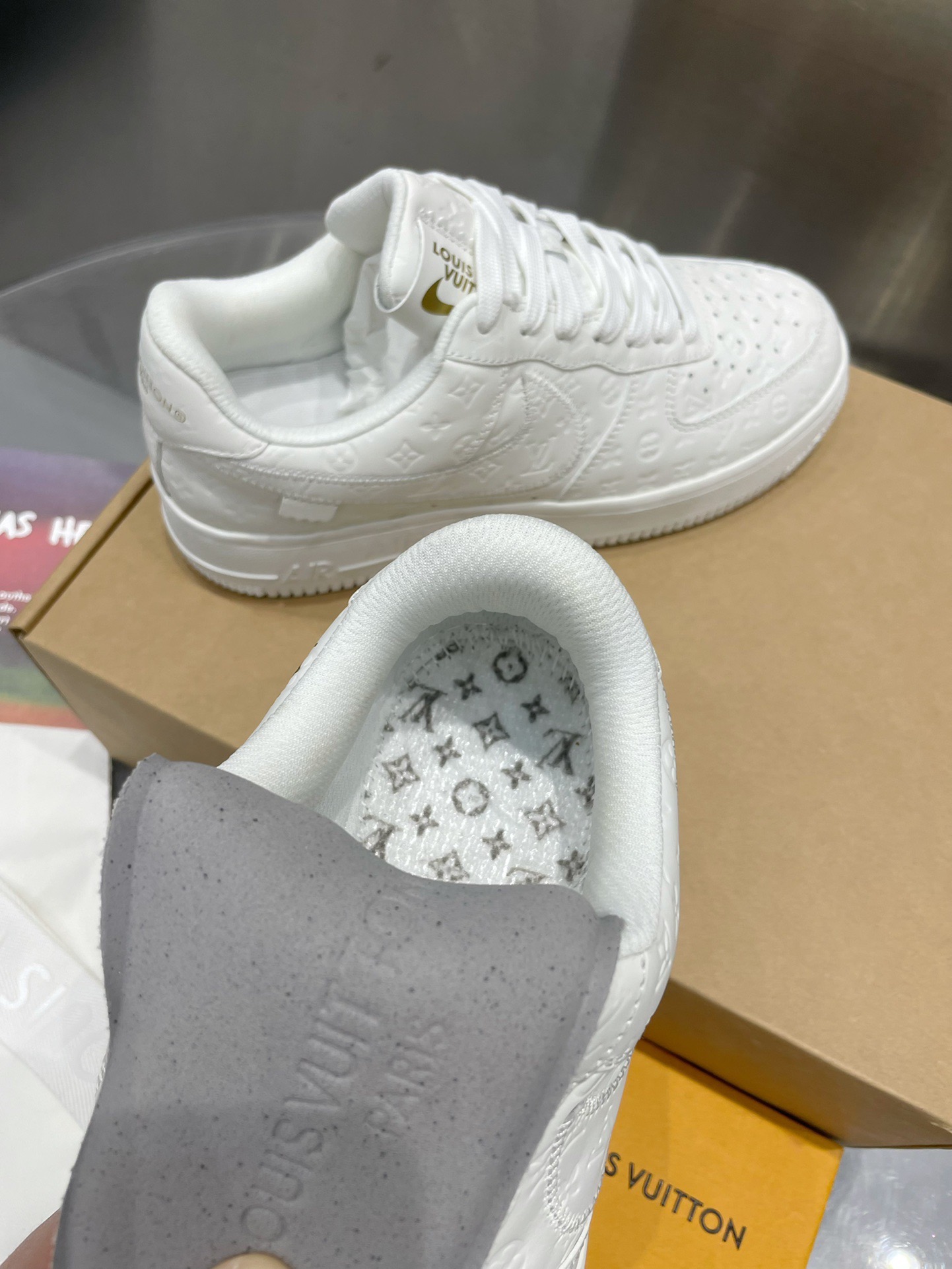 LV x AF1 Virgil Abloh Triple White 