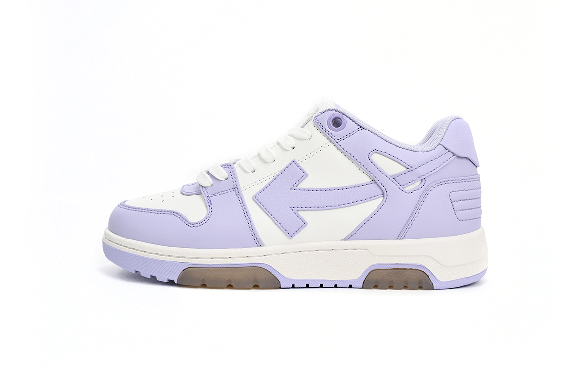 OFF-WHITE Out Of Office Low Tops Purple White