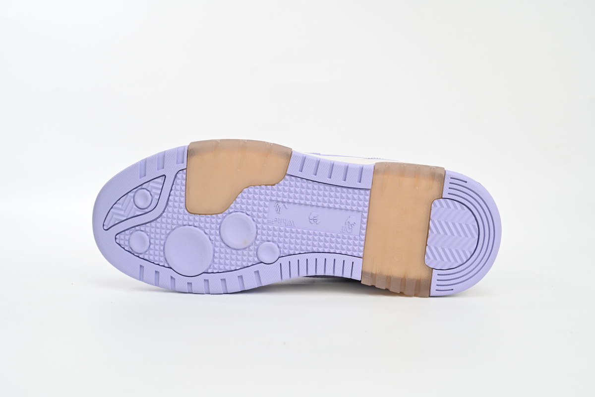 OFF-WHITE Out Of Office Low Tops Purple White