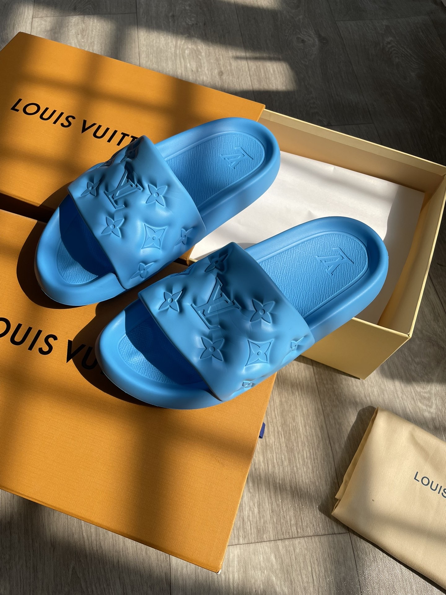 LV slides Blue