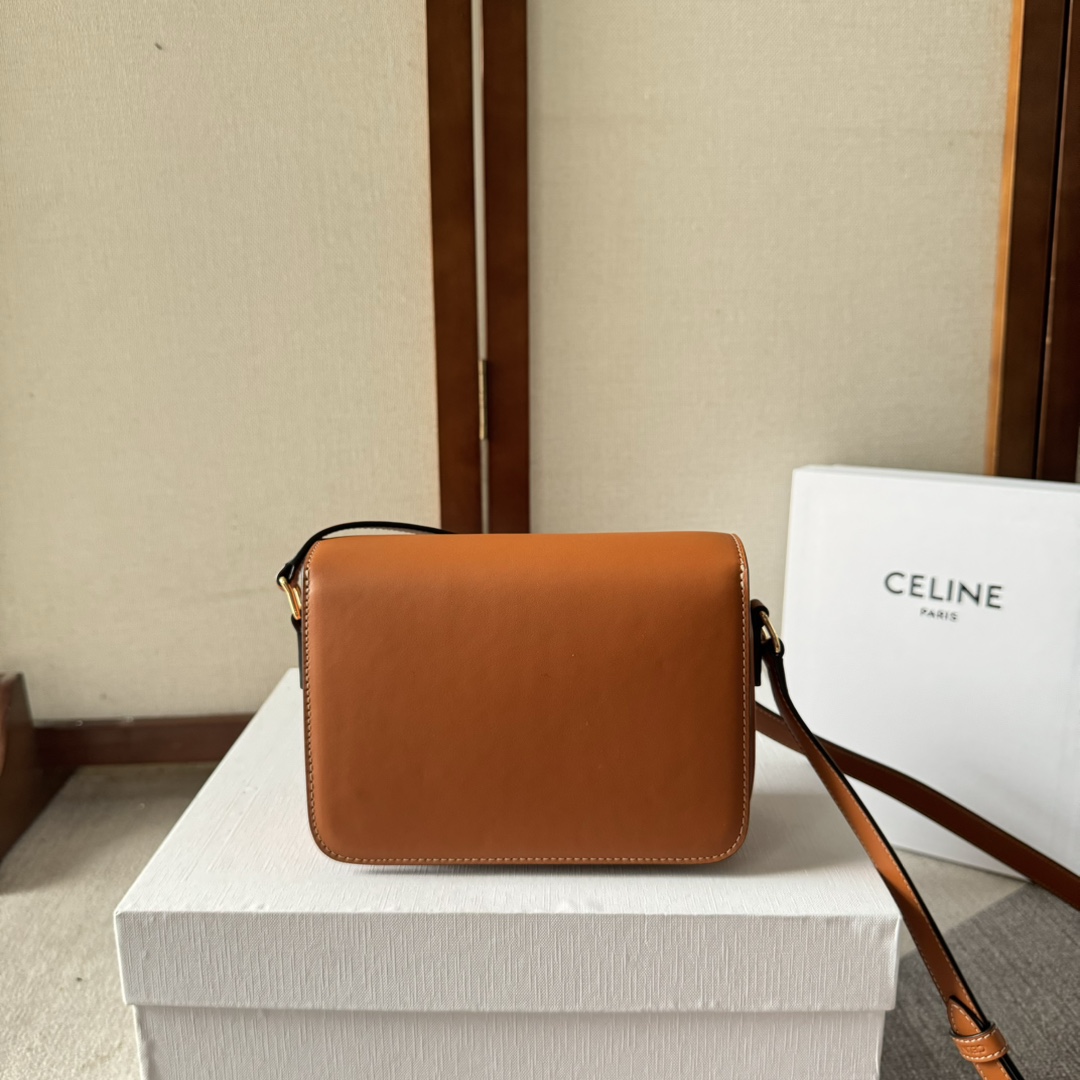 Celine Teen Triomphe bag Natural