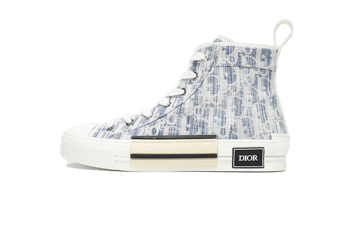 D1or B23 High Top Oblique Denim