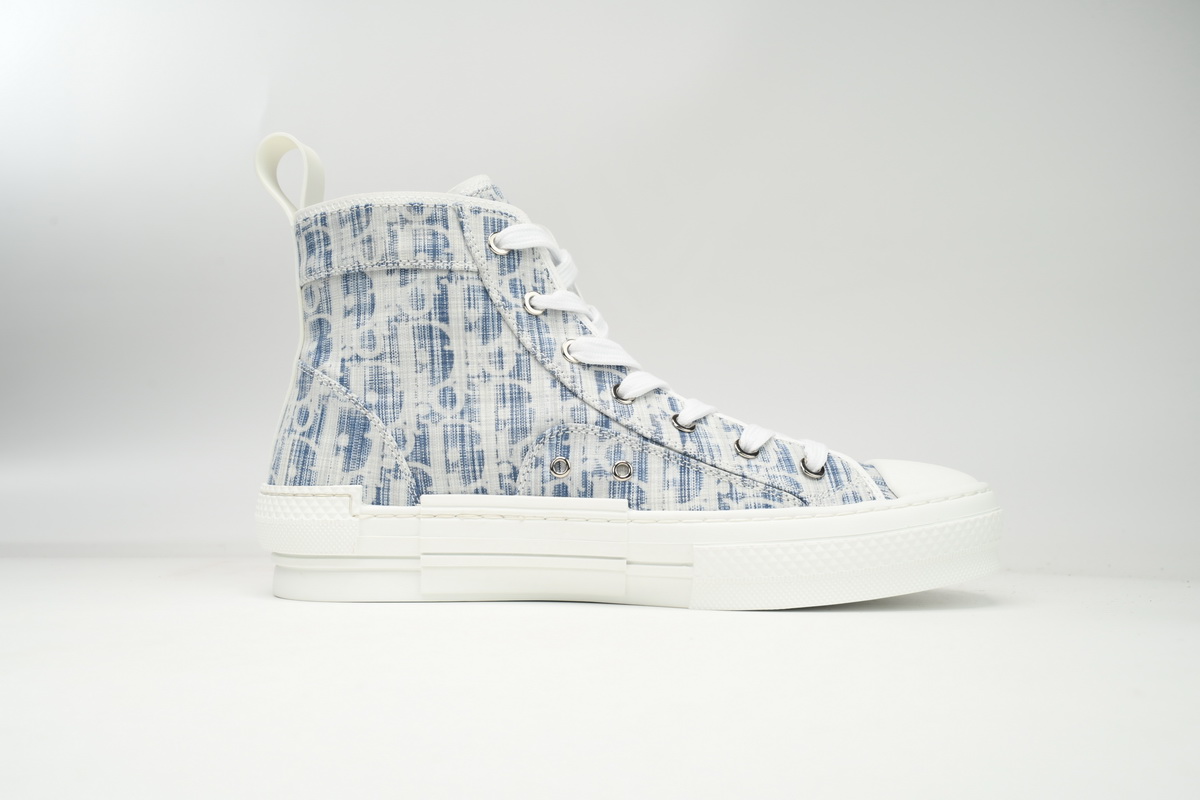 D1or B23 High Top Oblique Denim