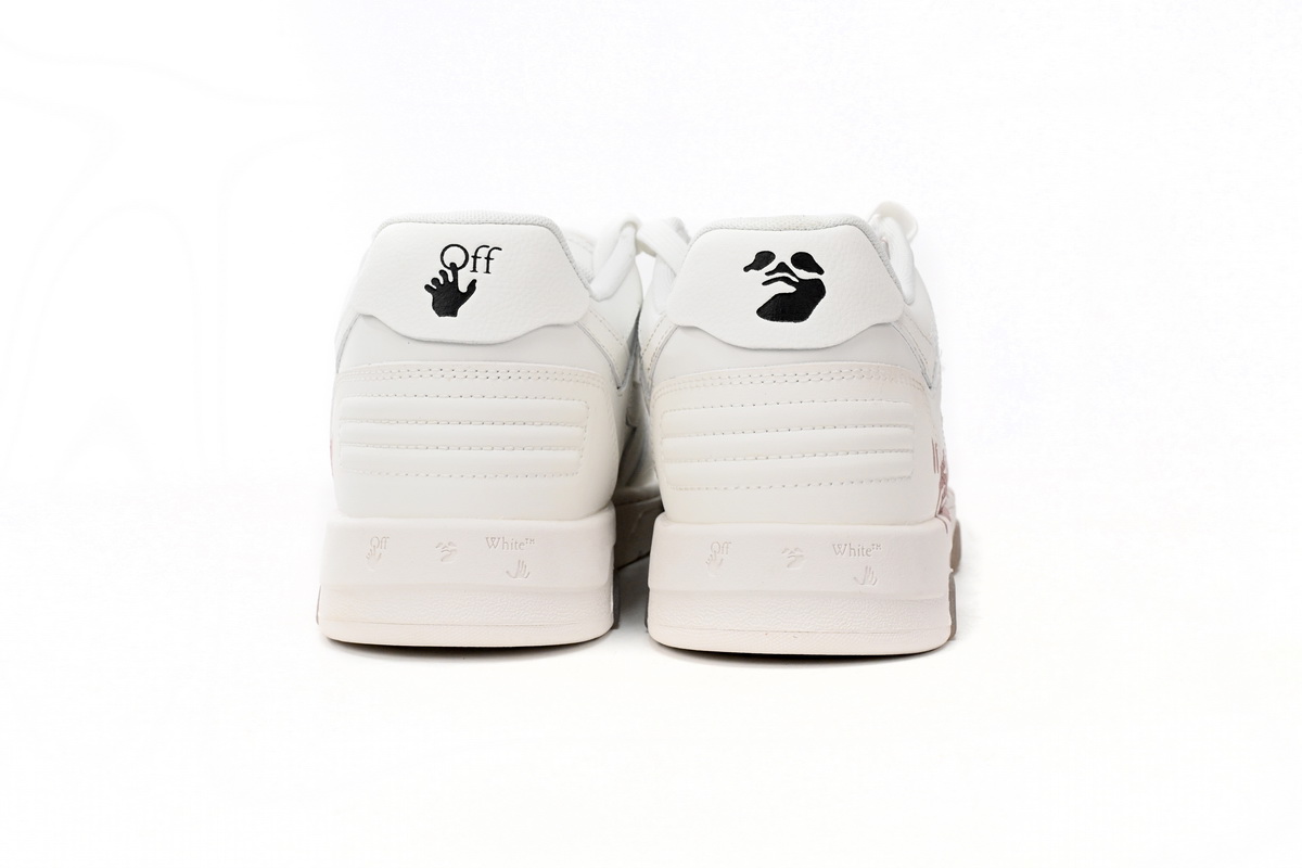 OFF-WHITE Wmns Out Of Office Low Tops 'For Walking - White Pink'