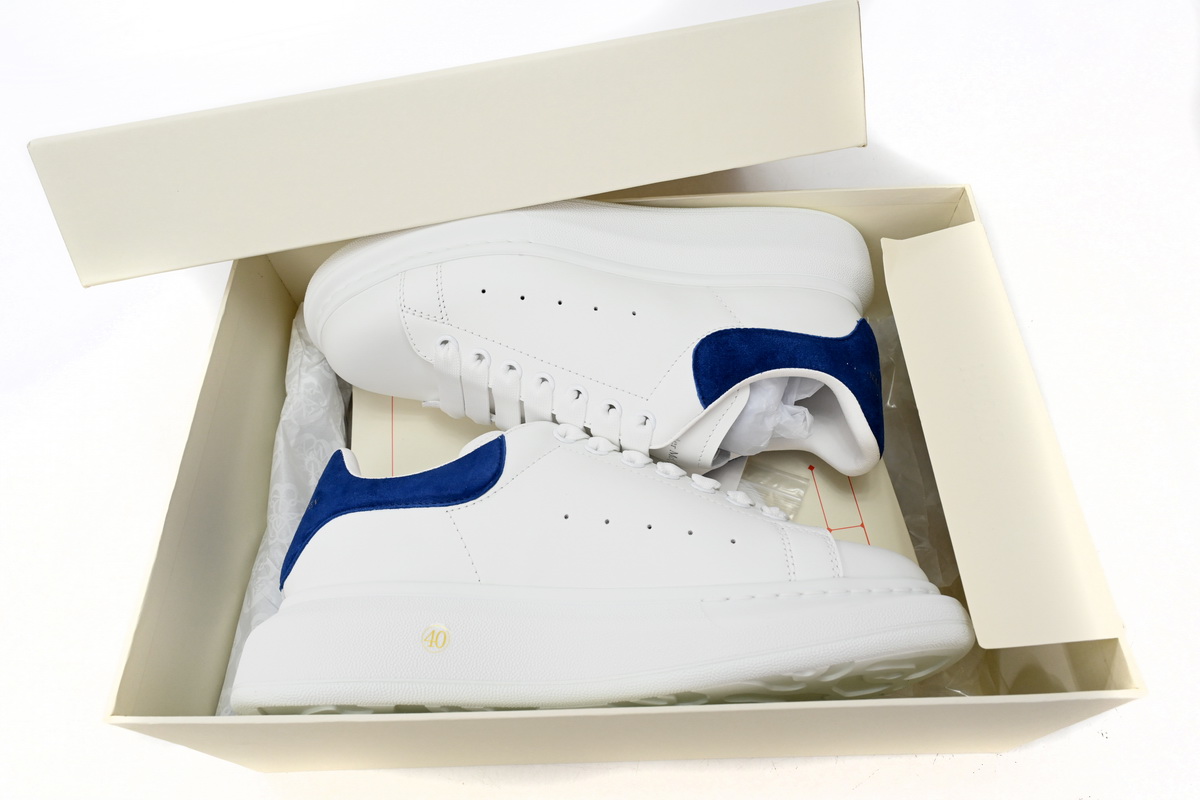 Alexander McQueen Sneaker Deep Blue Velvet