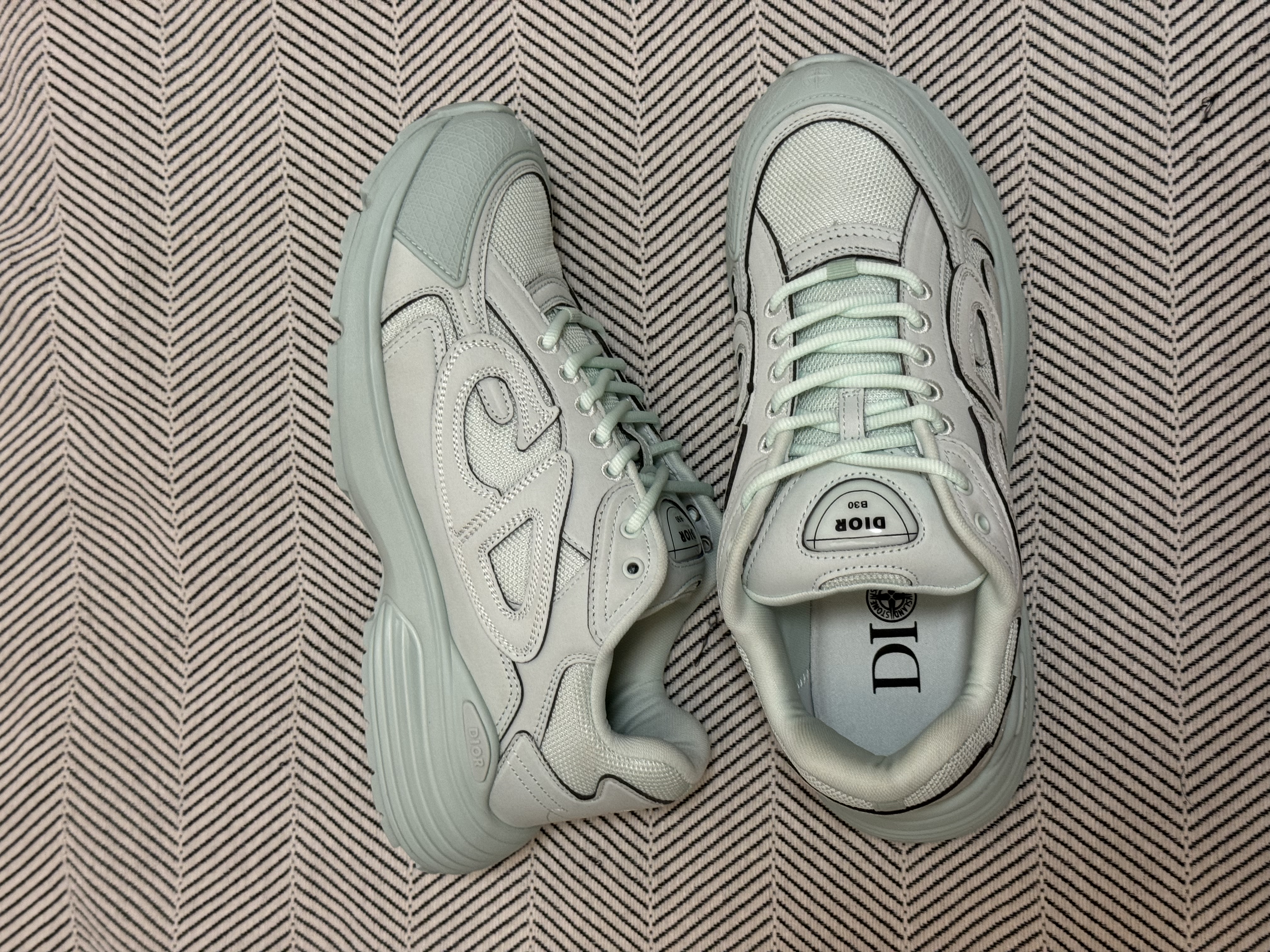 D1or x Stone Island B30 Light Green