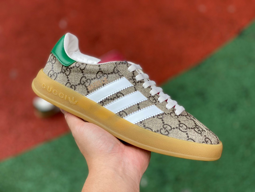 Gucci X Gazelle Beige GG Monogram