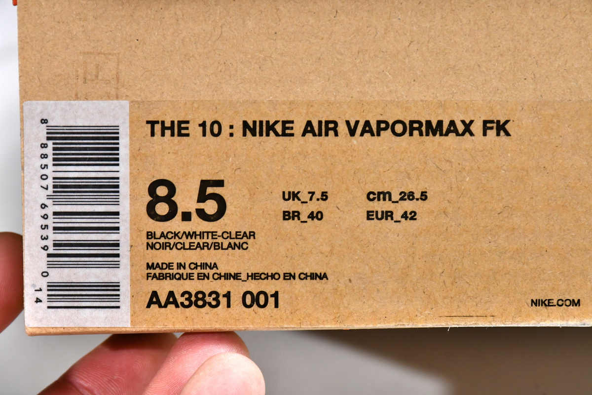 Off White x Vapormax White Black