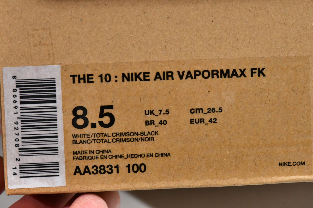 Off White x Vapormax White 