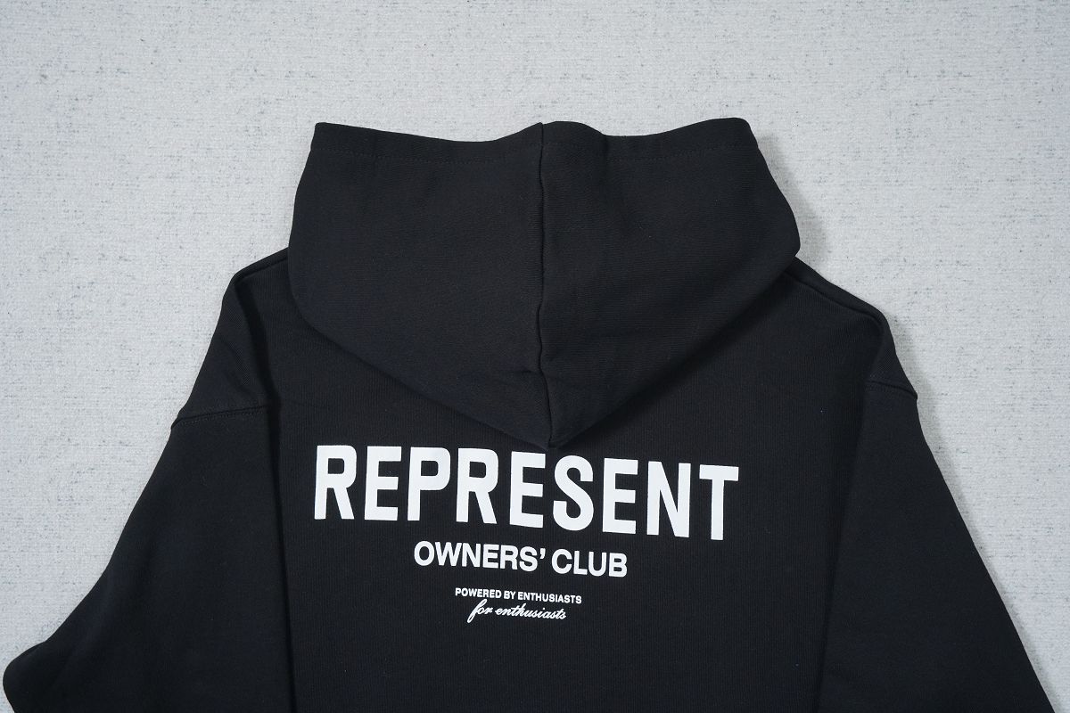 Represent Hoodie Black