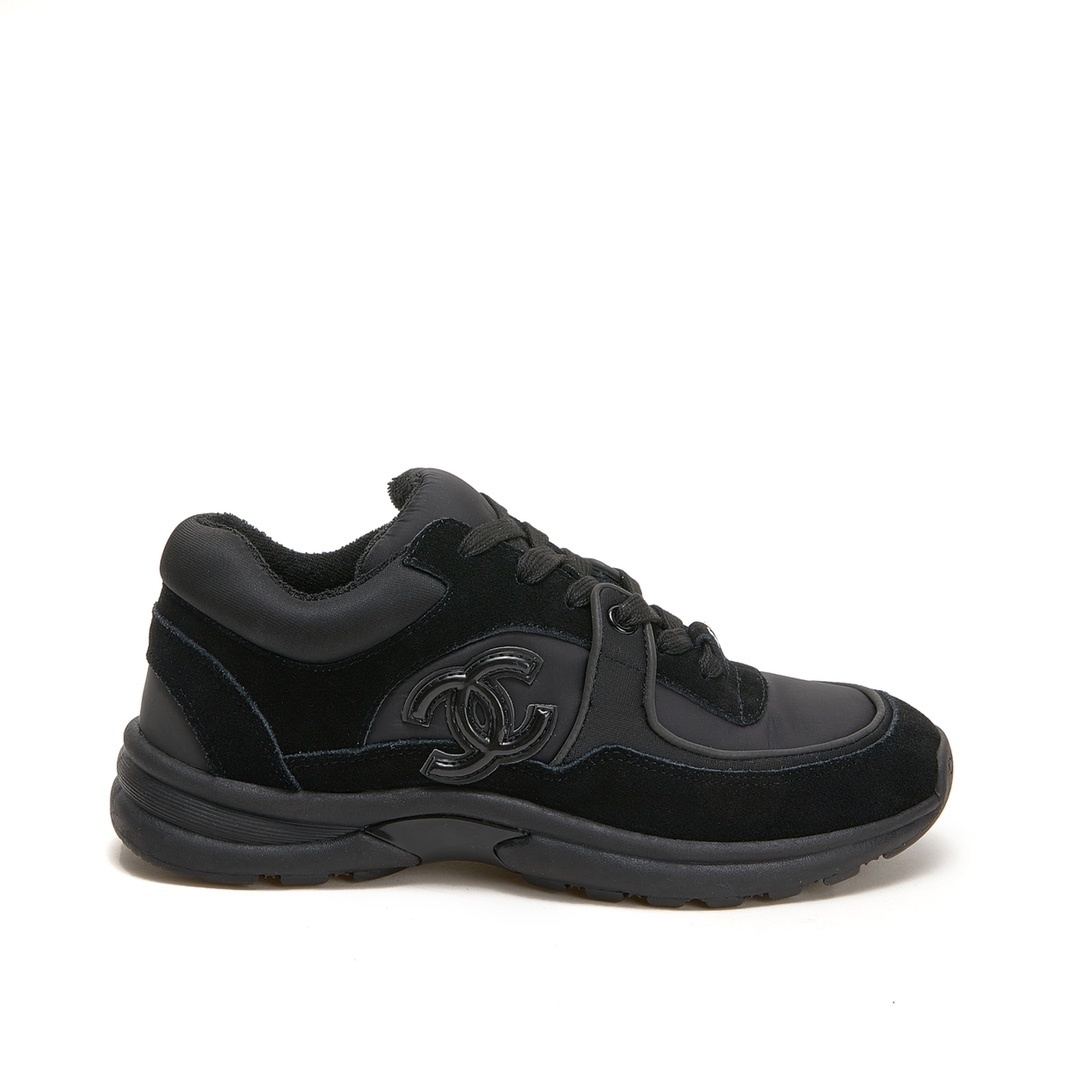 C*hanel Sneakers Triple Black