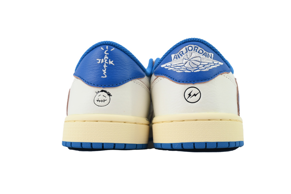 Fragment Design x Travis Scott x AJ1 Retro Low OG SP 'Sail’
