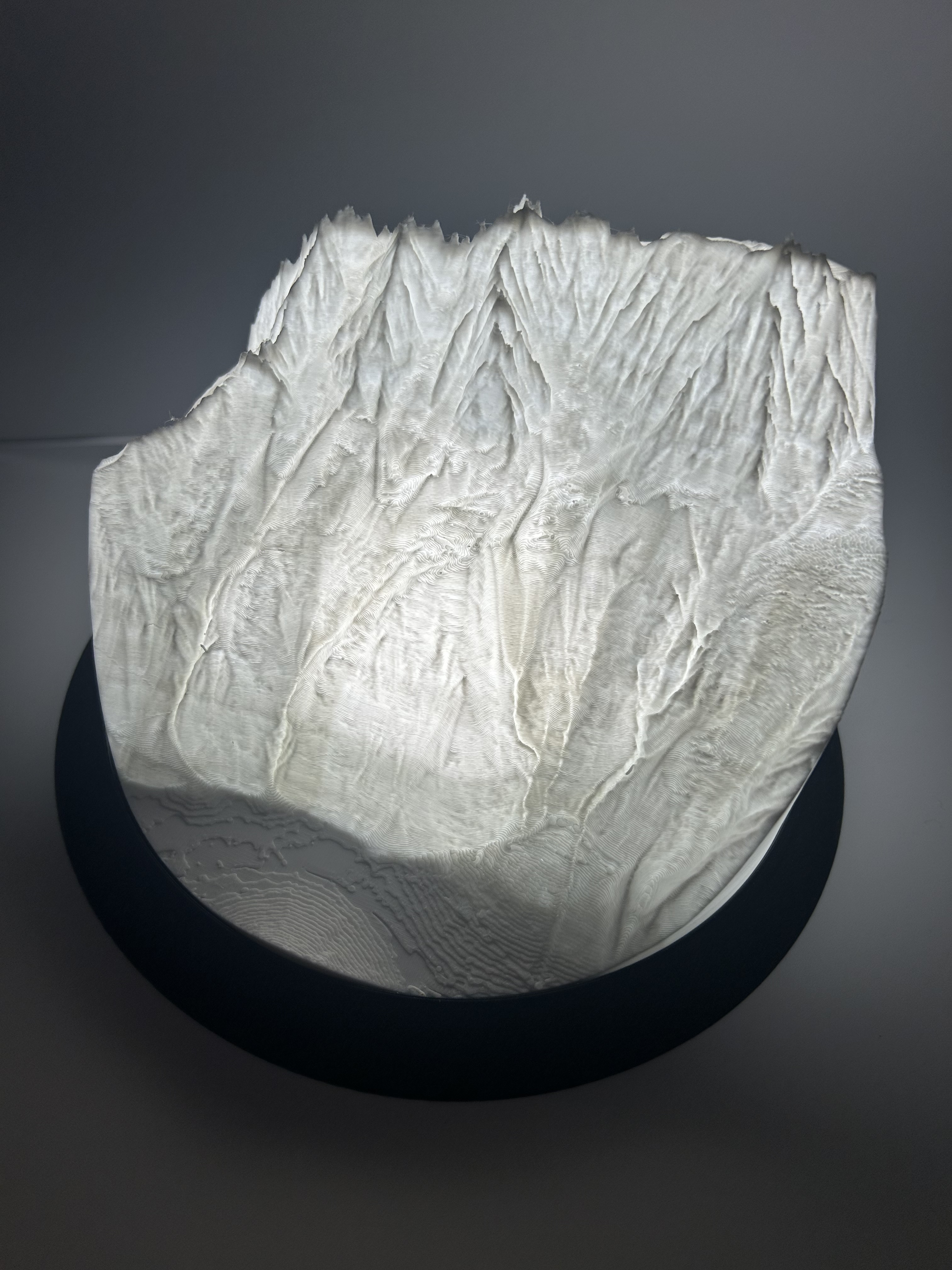 Lampe Aiguilles de Chamonix avec Aiguille du Midi