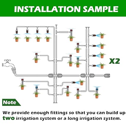 240FT Drip Irrigation System Kit