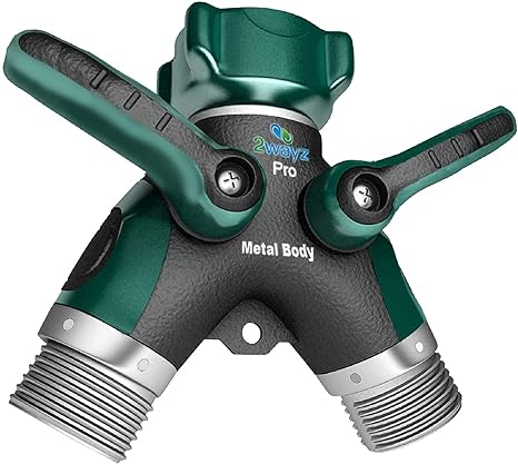 Hose Splitter, 2 Way Heavy Duty Garden Hose Splitter