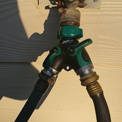 Hose Splitter, 2 Way Heavy Duty Garden Hose Splitter