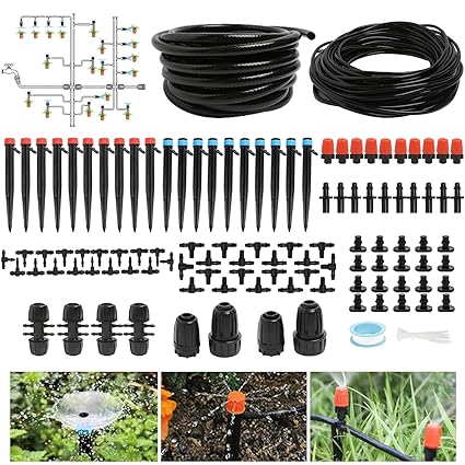 170FT Drip Irrigation System Kit