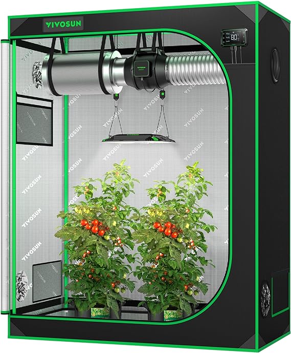 VIVOSUN S425 4x2 Grow Tent, 48"x24"x60"