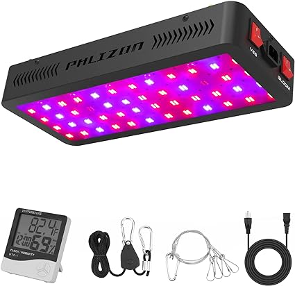 Phlizon Upgraded 600W LED Plant Grow Light