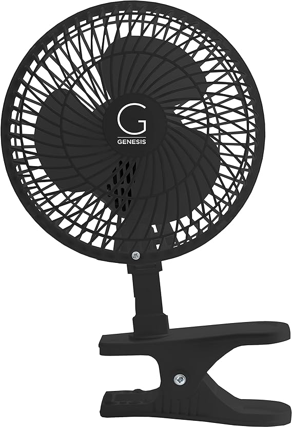 Genesis 6-Inch Clip Convertible Table-Top & Clip Fan